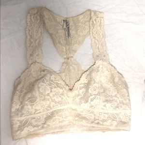 lacy racer back bralette from free people